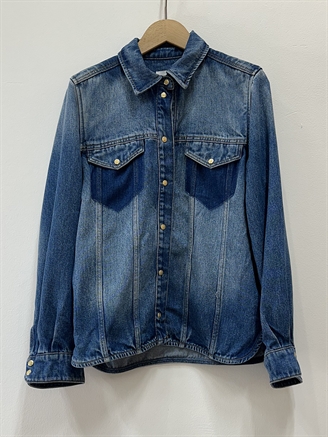Ganni Light Weight Denim Shirt Tint Wash